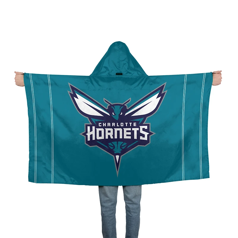 Drapeau à capuche WinCraft Charlotte Hornets 3' x 5'