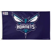WinCraft Charlotte Hornets 3' x 5' Drapeau unilatéral avec logo