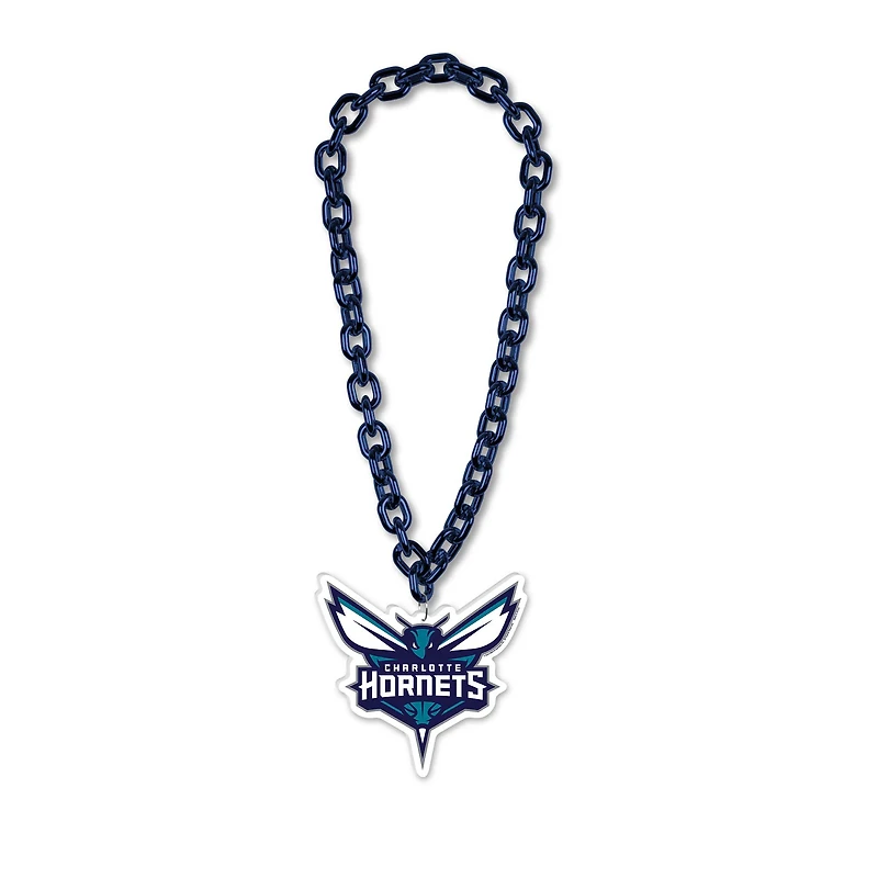 Collier WinCraft avec grand logo Charlotte Hornets