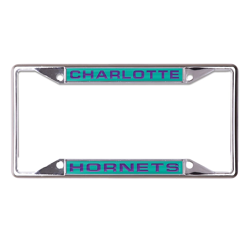 Cadre de plaque d'immatriculation découpé au laser WinCraft Charlotte Hornets