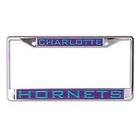 Cadre de plaque d'immatriculation en métal découpé au laser WinCraft Charlotte Hornets