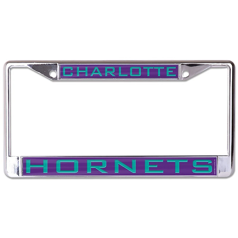 WinCraft Charlotte Hornets Laser Inlaid Metal License Plate Frame