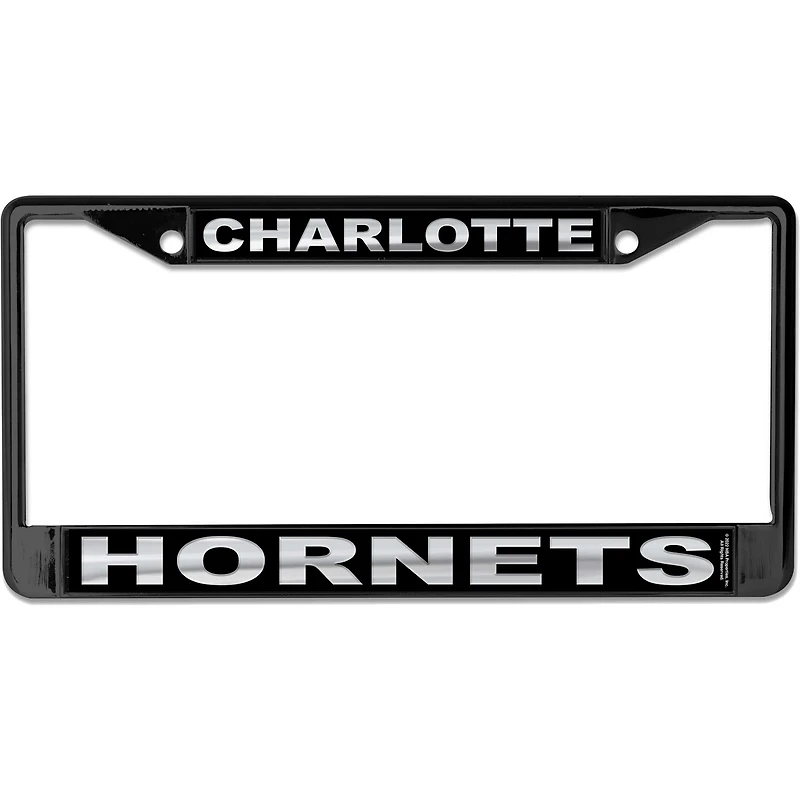 Cadre de plaque d'immatriculation en métal WinCraft Charlotte Hornets MVP