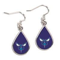 WinCraft Charlotte Hornets Tear Drop Dangle Earrings
