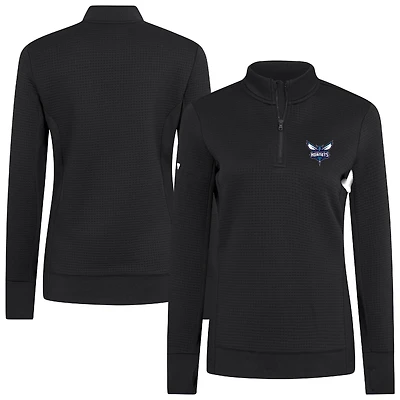 Pull à glissière quart de tour Charlotte Hornets noir Levelwear pour femme