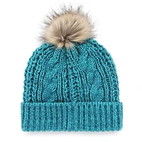 Bonnet en tricot à revers Meeko Charlotte Hornets '47 pour femmes avec pompon