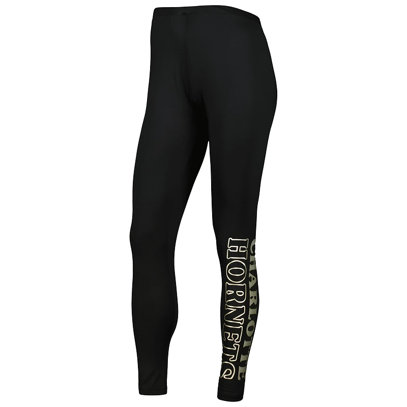 Legging noir Charlotte Hornets Stadium G-III 4Her by Carl Banks pour femme