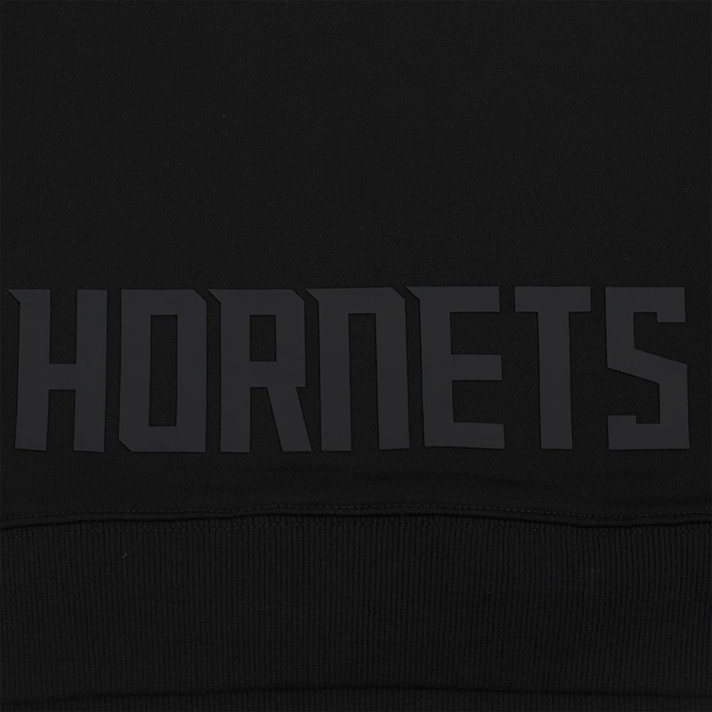 Sweat à capuche court Charlotte Hornets Jewels Pro Standard pour femme, noir