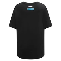 Women's Pro Standard Black Charlotte Hornets Script Boyfriend T-Shirt