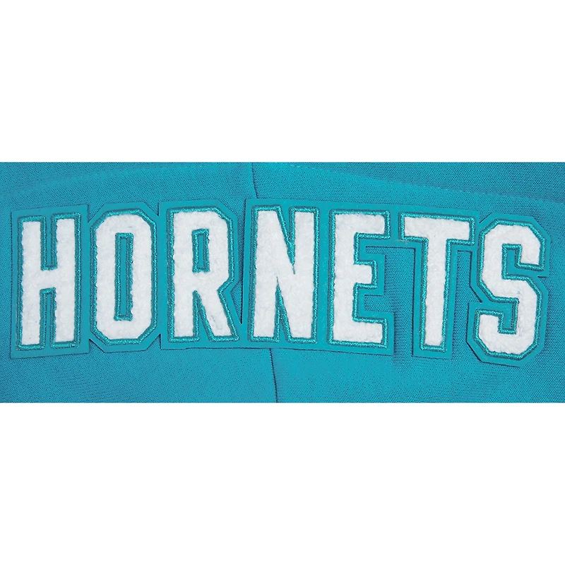 Sweat à capuche court Pro Standard Charlotte Hornets 2023/24 City Edition pour femmes, bleu sarcelle