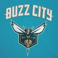 Sweat à capuche court Pro Standard Charlotte Hornets 2023/24 City Edition pour femmes, bleu sarcelle