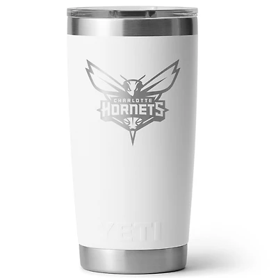 Gobelet Rambler YETI White Charlotte Hornets 59 cl avec couvercle Magslider