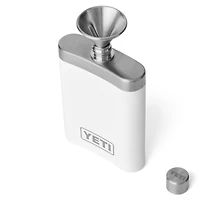 YETI White Charlotte Hornets 7oz. Flask