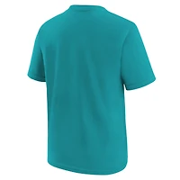 T-shirt d'entraînement Jordan Brand Teal Charlotte Hornets pour jeunes