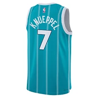 Youth Nike Kon Knueppel Teal Charlotte Hornets Swingman Jersey - Icon Edition