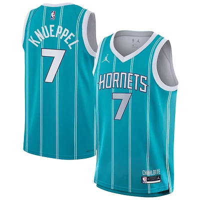 Youth Nike Kon Knueppel Teal Charlotte Hornets Swingman Jersey - Icon Edition