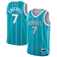 Youth Nike Kon Knueppel Teal Charlotte Hornets Swingman Jersey - Icon Edition