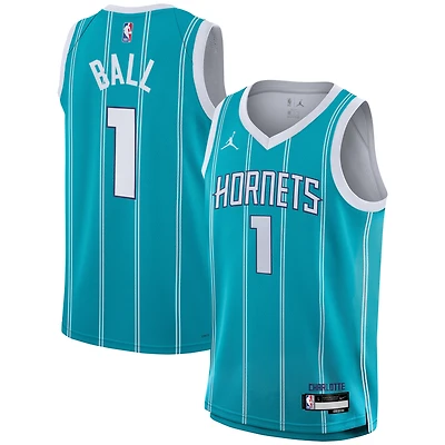 Maillot Nike LaMelo Ball Charlotte Hornets Swingman pour jeunes - Édition Icon