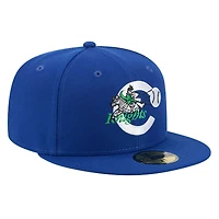 Casquette ajustée 59FIFTY bleue pour homme des Charlotte Knights de New Era