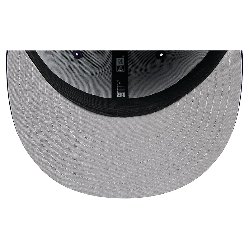 Casquette ajustée 59FIFTY pour homme New Era Purple Charlotte Knights Theme Nights