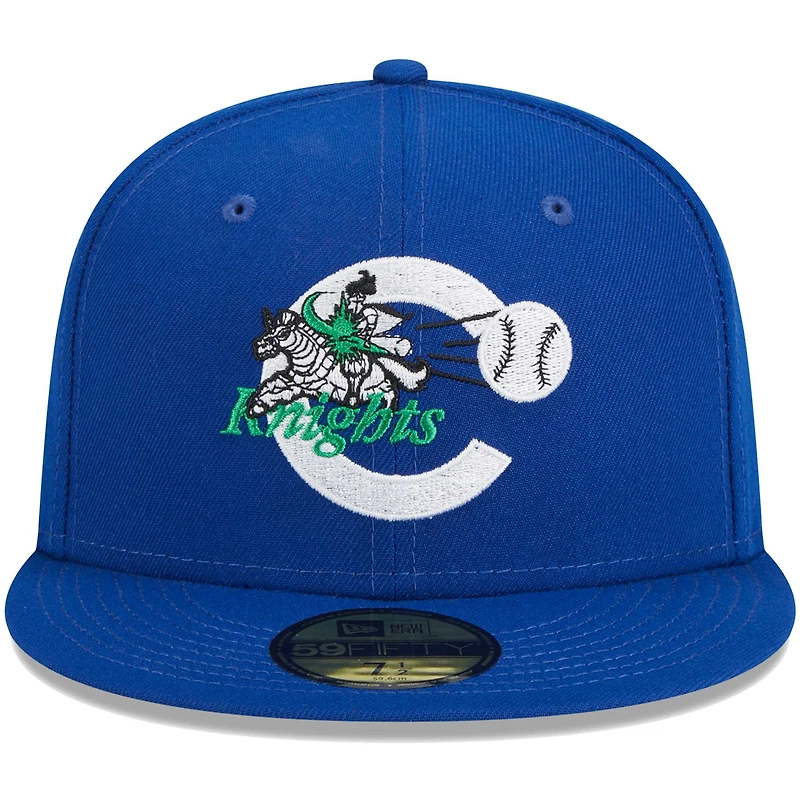 Men's New Era Blue Charlotte Knights Theme Nights 1992  59FIFTY Fitted Hat