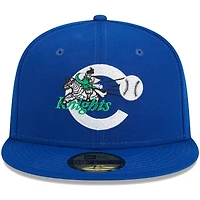 Men's New Era Blue Charlotte Knights Theme Nights 1992  59FIFTY Fitted Hat