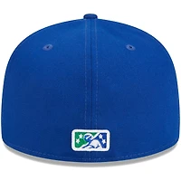 Casquette ajustée 59FIFTY Charlotte Knights Black Hornets New Era pour homme, bleu marine