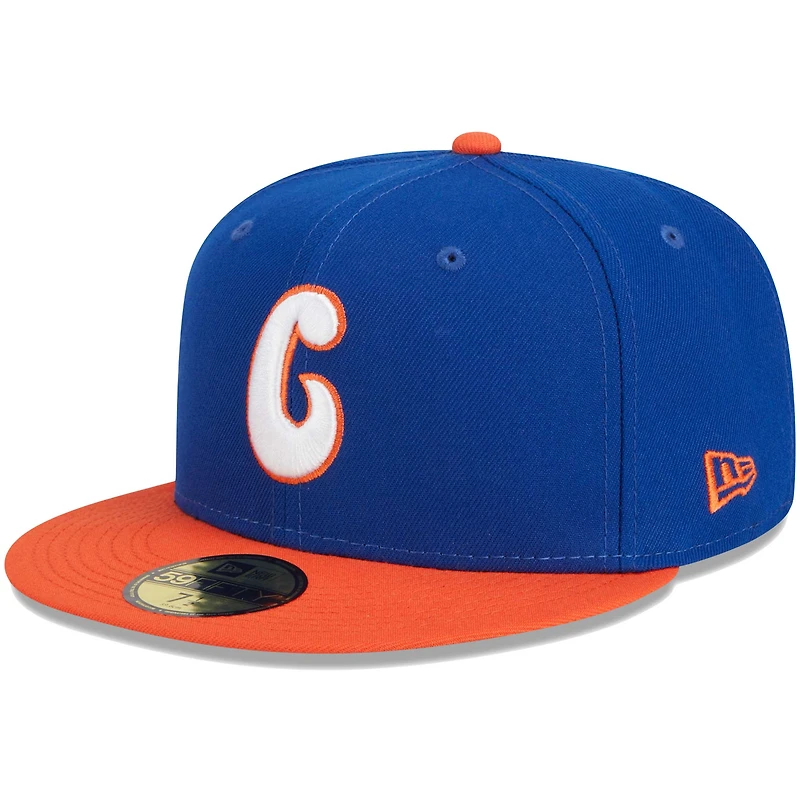 Men's New Era Blue Charlotte Knights Theme Nights  59FIFTY Fitted Hat