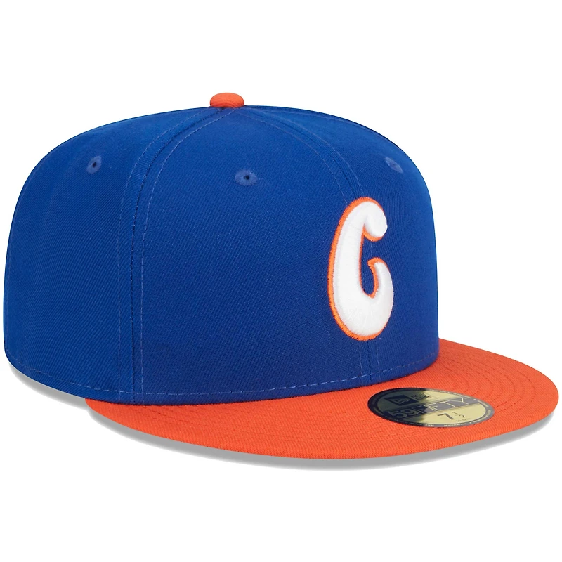 Men's New Era Blue Charlotte Knights Theme Nights  59FIFTY Fitted Hat