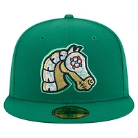 Men's New Era Green Charlotte Knights Copa de la Diversión 59FIFTY Fitted Hat