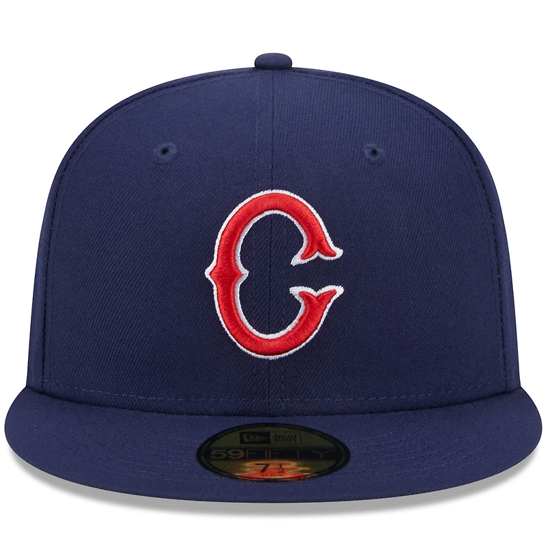 Men's New Era Navy Charlotte Knights Theme Nights Hornets  59FIFTY Fitted Hat
