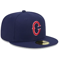 Men's New Era Navy Charlotte Knights Theme Nights Hornets  59FIFTY Fitted Hat