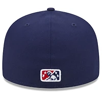 Men's New Era Navy Charlotte Knights Theme Nights Hornets  59FIFTY Fitted Hat