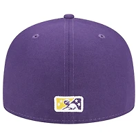 Men's New Era Purple Charlotte Knights Theme Nights Uptown  59FIFTY Fitted Hat