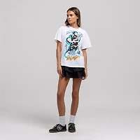 Unisex Mitchell & Ness Dawn Staley White Charlotte Sting Court Origins Chalked Up T-Shirt
