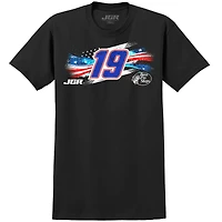 T-shirt noir pour homme de la collection Joe Gibbs Racing Team, Chase Briscoe Bass Pro Shops.