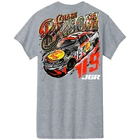Men's Joe Gibbs Racing Team Collection  Heather Gray Chase Briscoe Bass Pro Shops Car T-Shirt