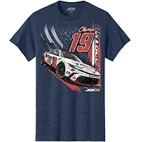 Men's Joe Gibbs Racing Team Collection Heather Navy Chase Briscoe #19 Free Bird Southern Spring Water Car T-Shirt