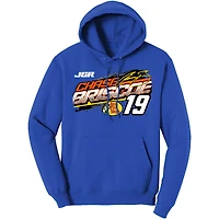 Men's Joe Gibbs Racing Team Collection Royal Chase Briscoe Bass Pro Shops Car Pullover Hoodie
