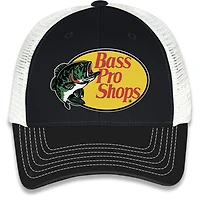 Casquette ajustable unisexe à damier Sports Black Chase Briscoe Bass Pro Shops Sponsor Trucker