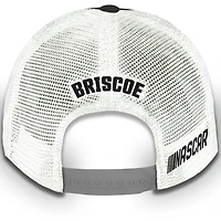 Casquette ajustable unisexe à damier Sports Black Chase Briscoe Bass Pro Shops Sponsor Trucker