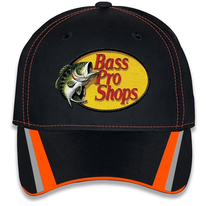 Unisex Checkered Flag Sports Black Chase Briscoe Bass Pro Shops Uniform Adjustable Hat