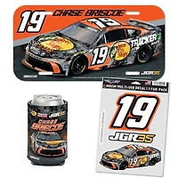 WinCraft Chase Briscoe Bass Pro Shops Fan Pack with License Plate, Decal Set & Can Cooler
