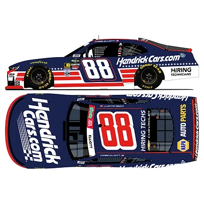 Action Racing Chase Elliott 2026 #88 NASCAR O'Reilly Auto Parts Series HendrickCars.com Patriotic 1:64 Regular Paint Die-Cast Chevrolet Camaro SS