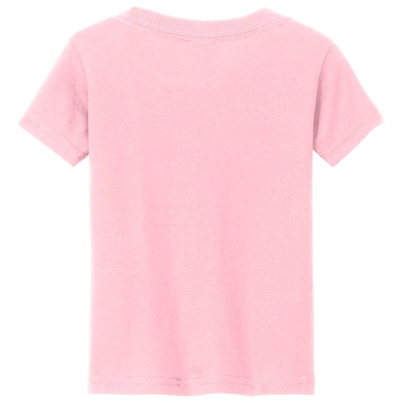 T-shirt rose clair pour petite fille de la collection Hendrick Motorsports Team à l'effigie voiture Chase Elliott
