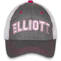 Girls Youth Hendrick Motorsports Team Collection Gray/White Chase Elliott Favorite Driver Adjustable Hat