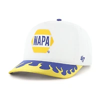 Men's '47  White/Yellow Chase Elliott Flame Hitch Adjustable Hat