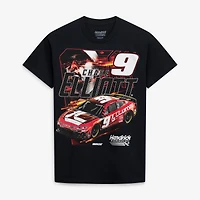 T-shirt Llumar classique noir à l'encre pour homme, Chase Elliott n° 9