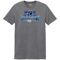 Men's Classic Ink  Heather Charcoal Chase Elliott Car T-Shirt