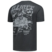 T-shirt Chase Elliott Lifestyle Tri-Blend gris chiné classique pour homme